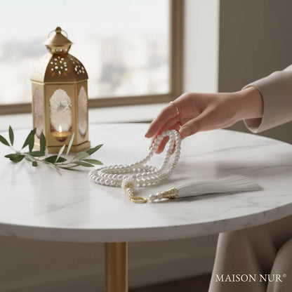 Chapelet de 100 perles pour le tasbih